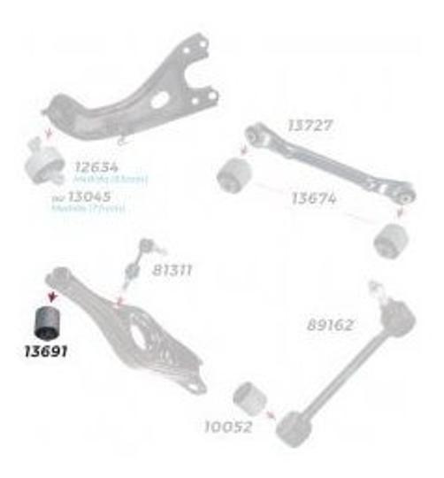 Bucha Bandeja Traseira Ix35 Santa Fe Tucson Sportage 09 A 15